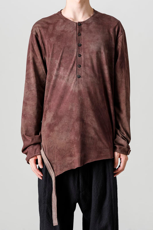 Asymmetric Longsleeve Tee  Brown