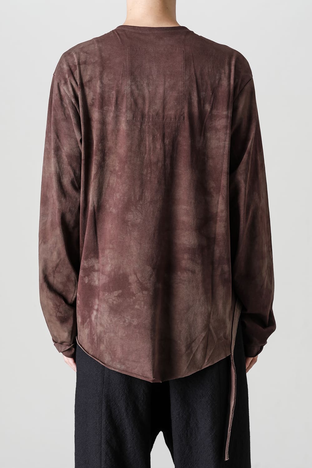 Asymmetric Longsleeve Tee  Brown