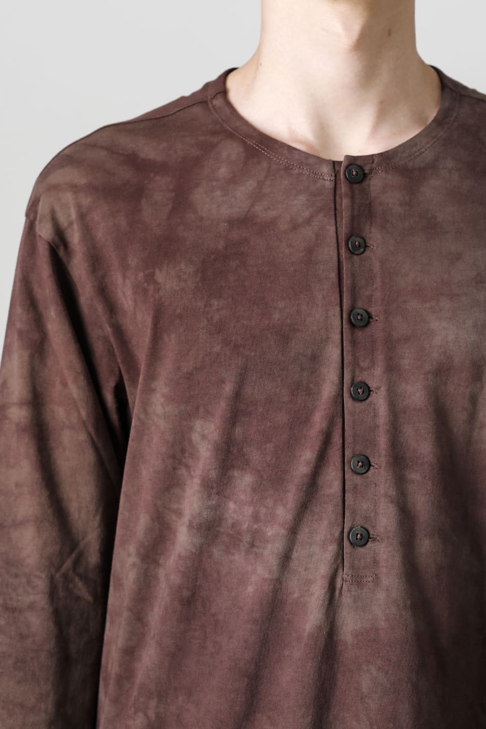 Asymmetric Longsleeve Tee  Brown