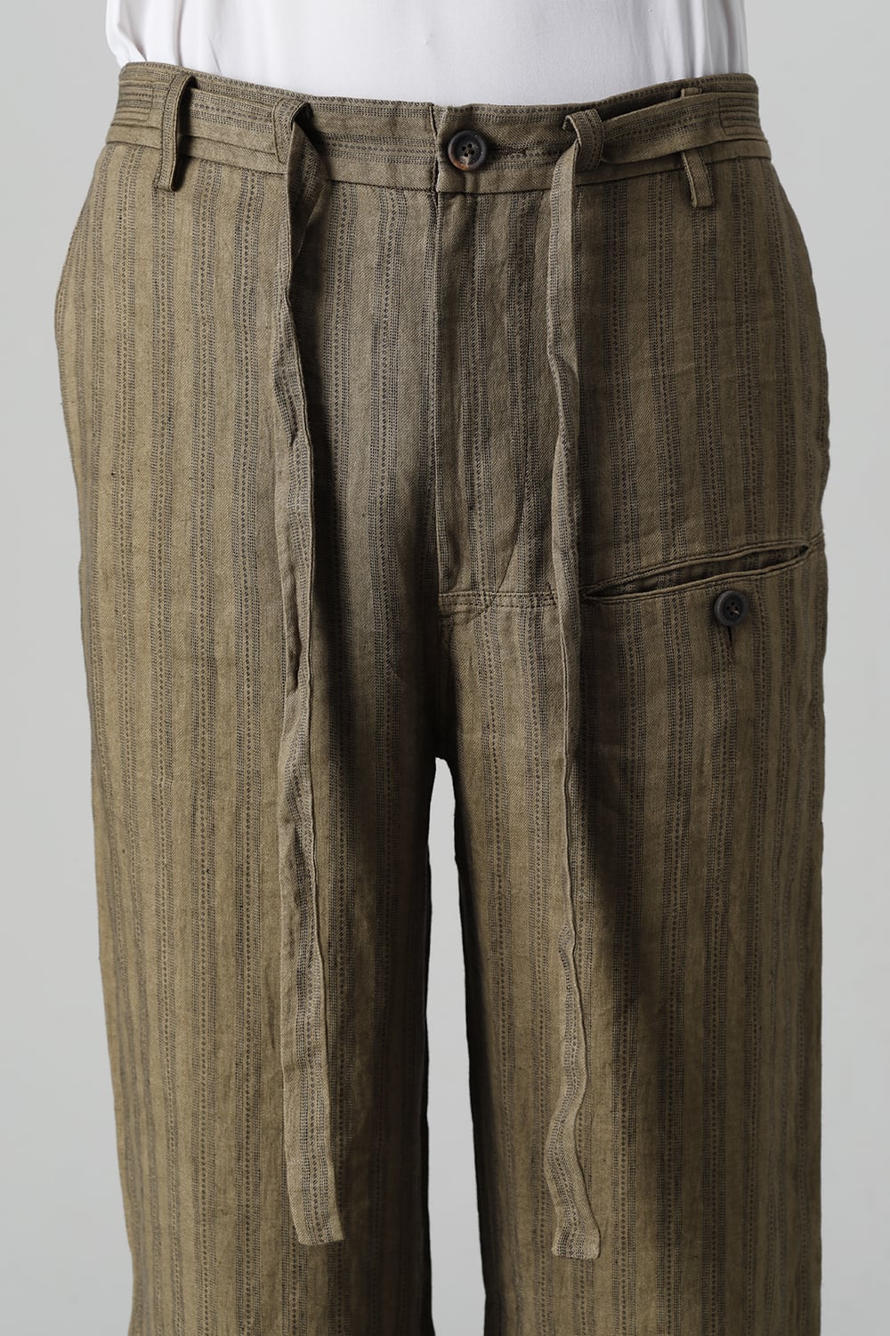 Adjustable Extra-Long Half Drawsting Trousers