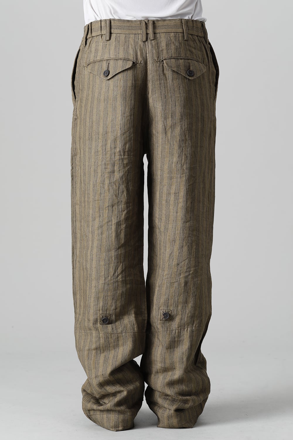 Adjustable Extra-Long Half Drawsting Trousers