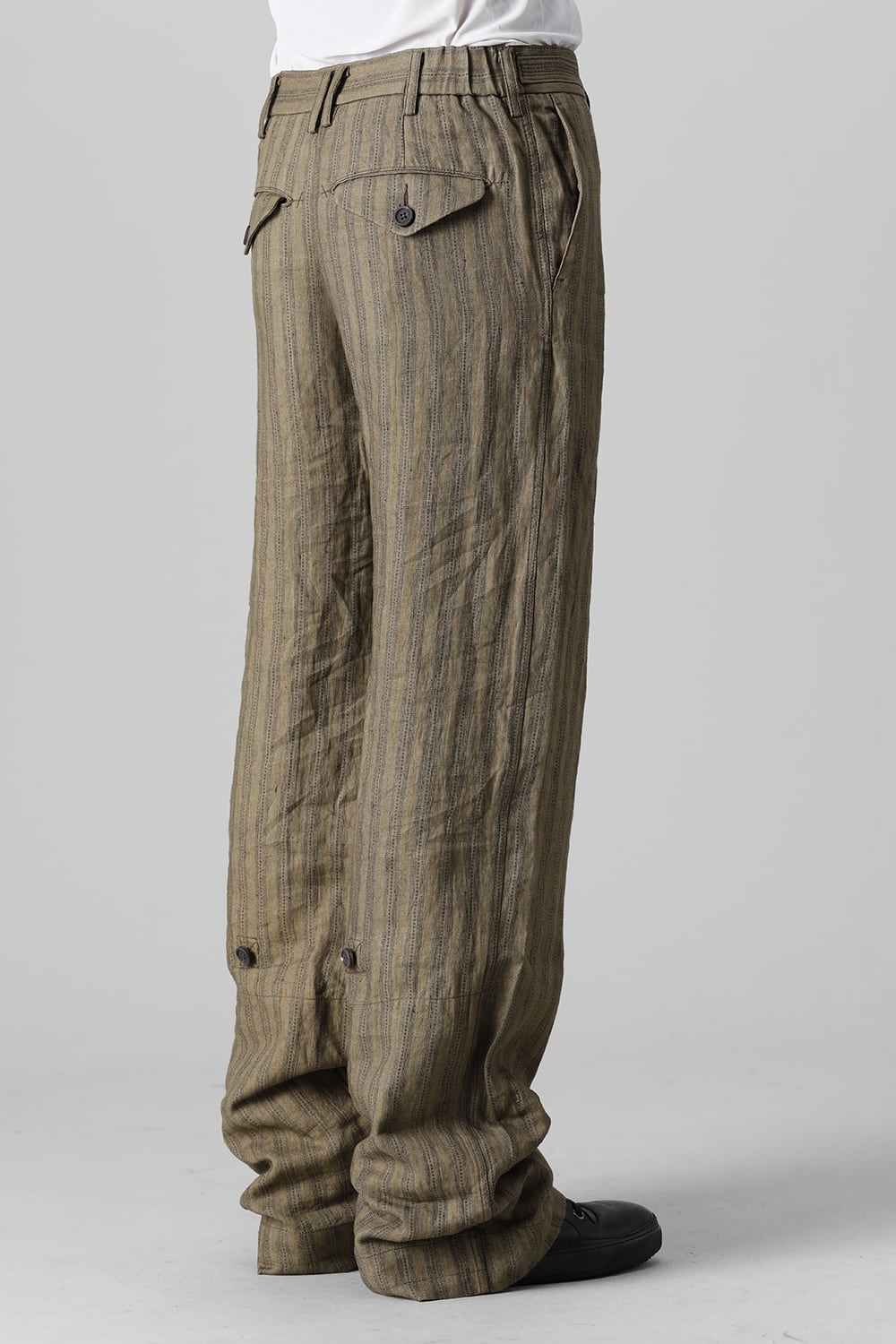 Adjustable Extra-Long Half Drawsting Trousers