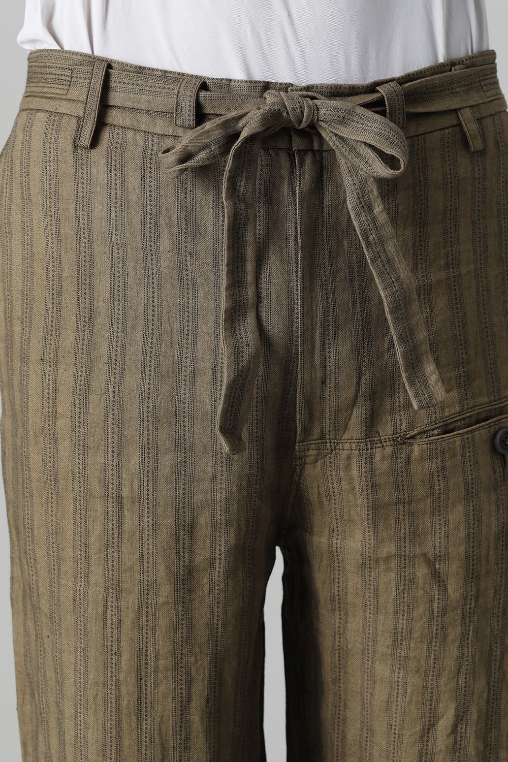 Adjustable Extra-Long Half Drawsting Trousers