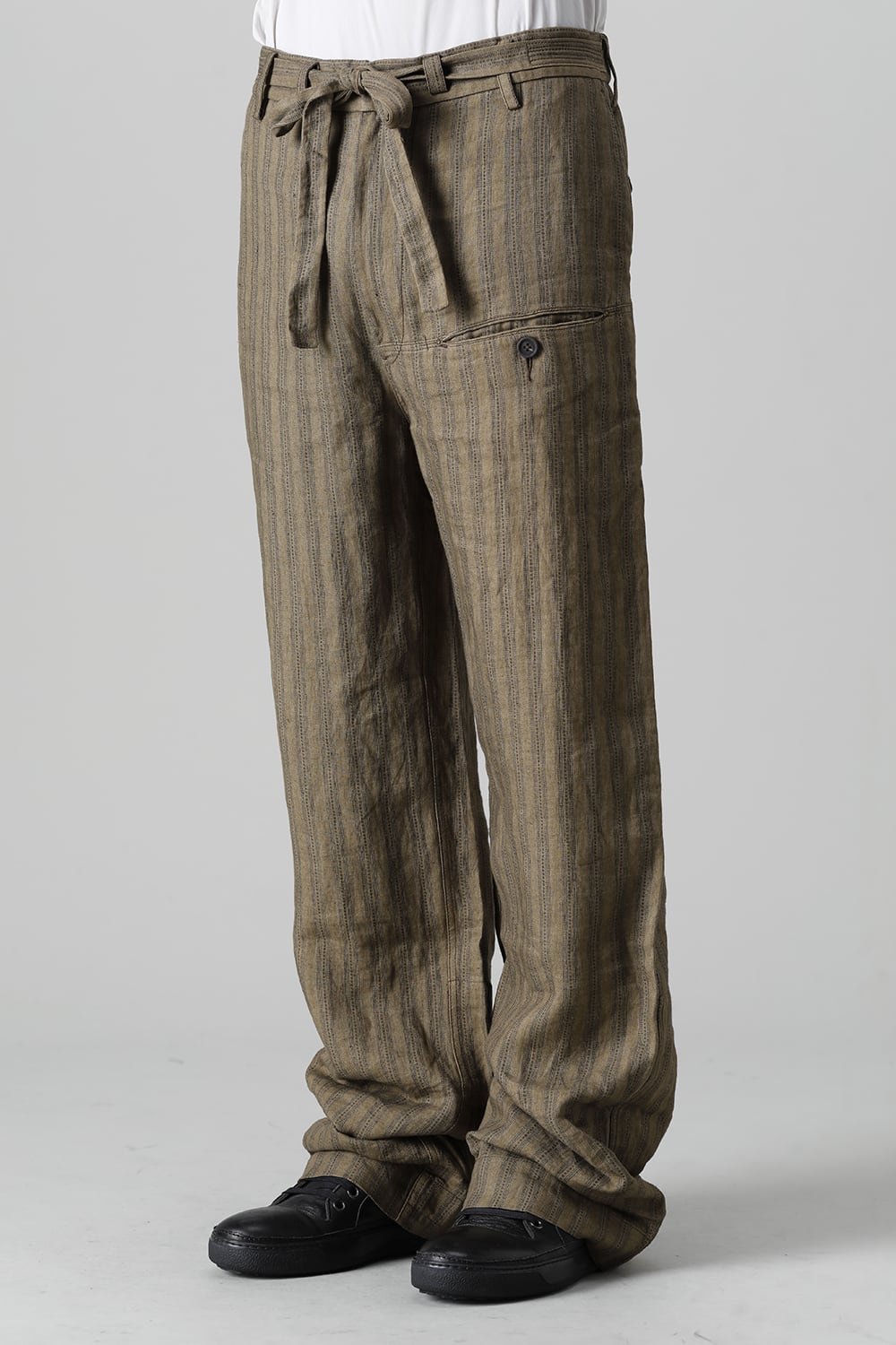 Adjustable Extra-Long Half Drawsting Trousers