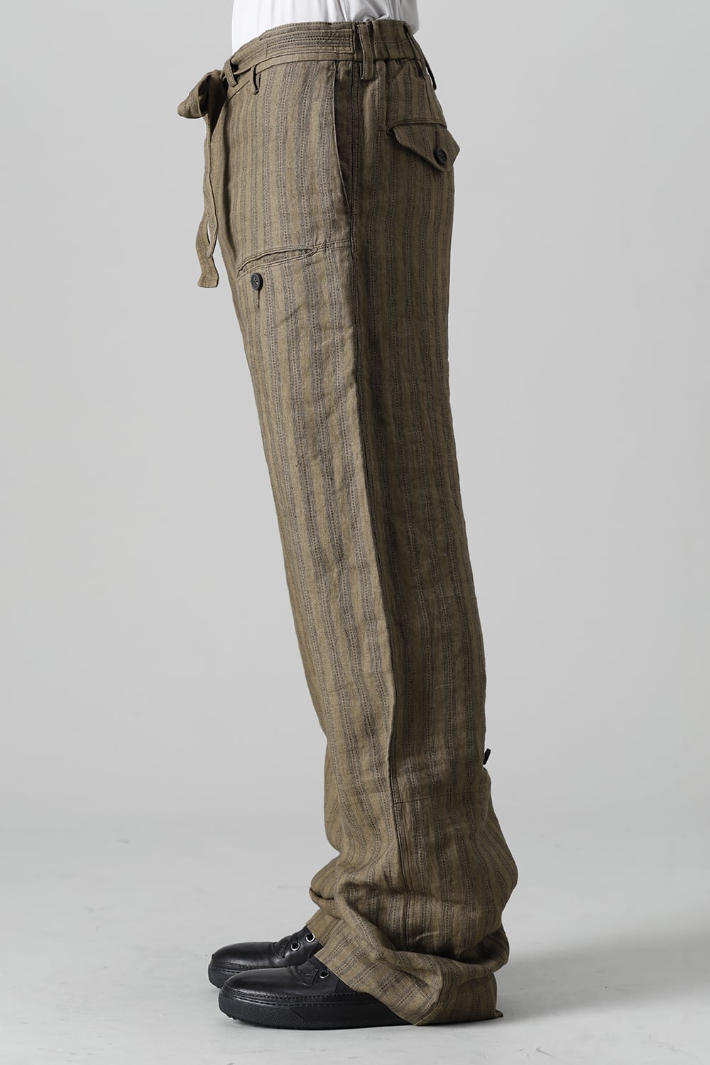 Adjustable Extra-Long Half Drawsting Trousers