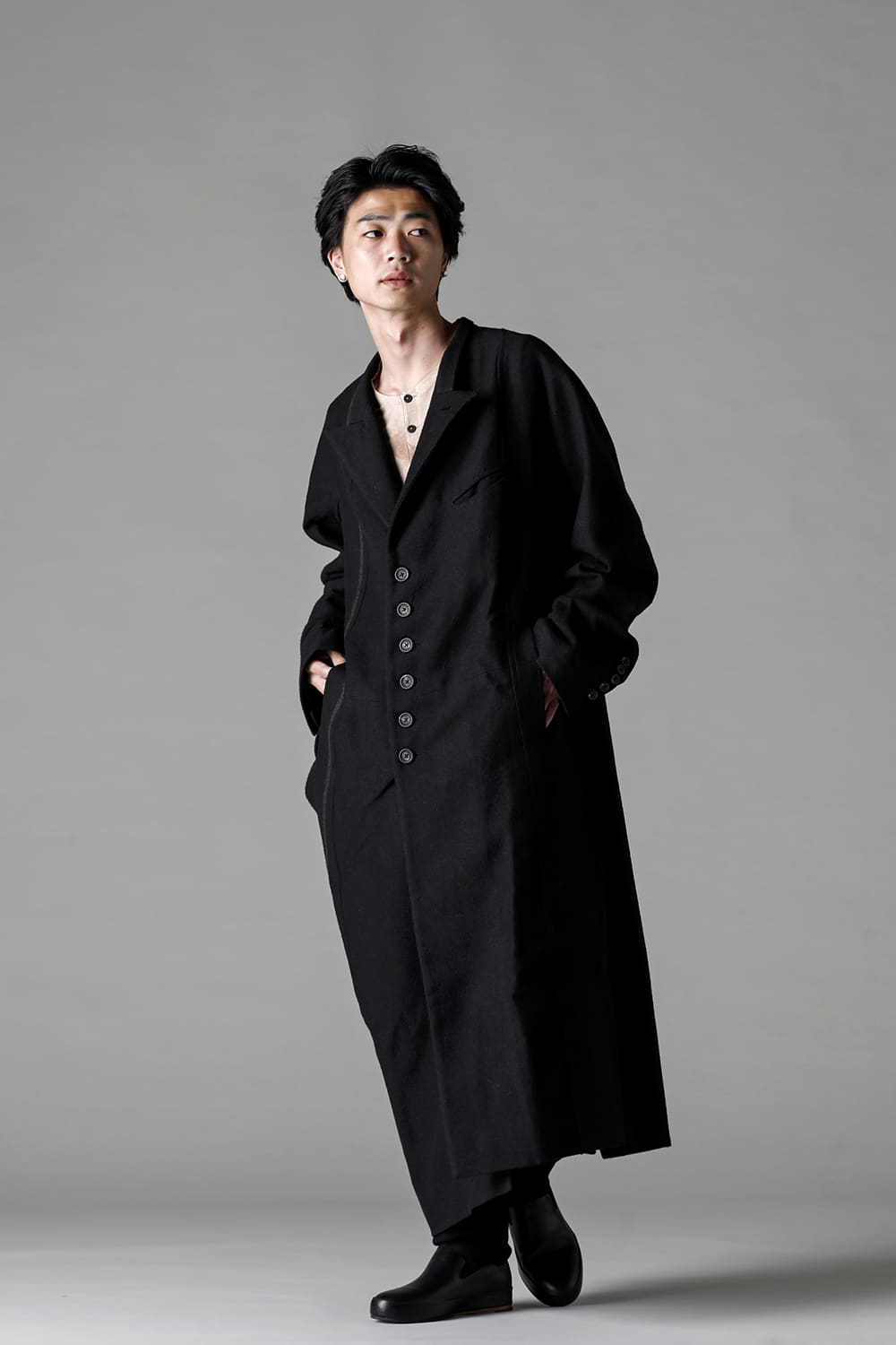 Elongated Asymmetric Coat