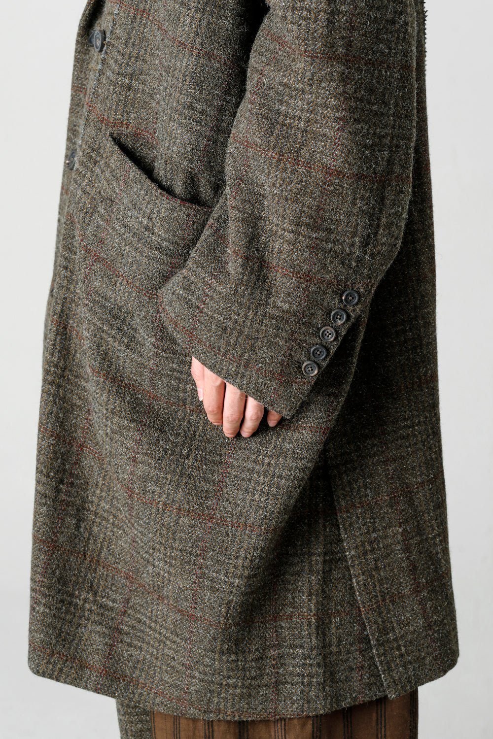 ダブルブレスト オーバーサイズコート