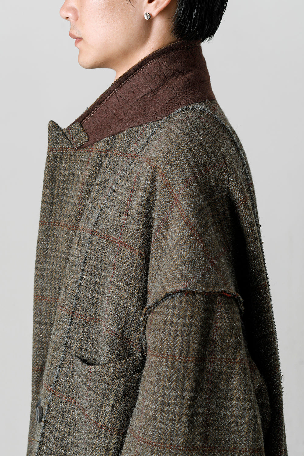 ダブルブレスト オーバーサイズコート