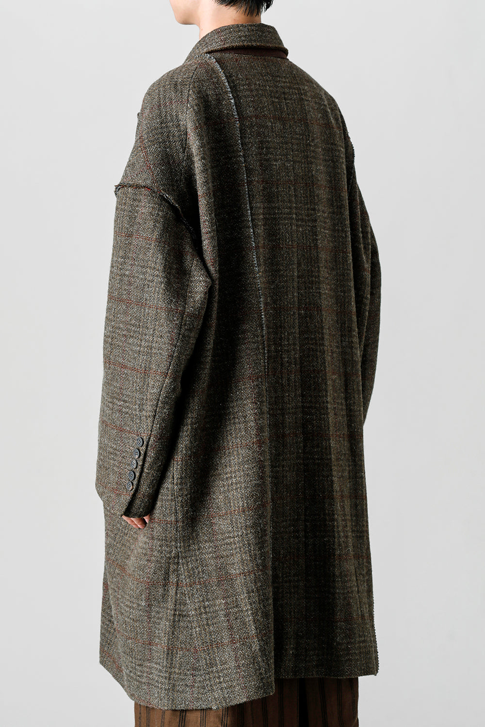 ダブルブレスト オーバーサイズコート