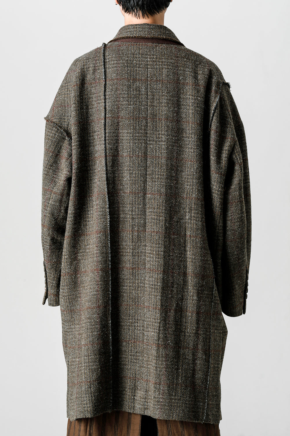 ダブルブレスト オーバーサイズコート