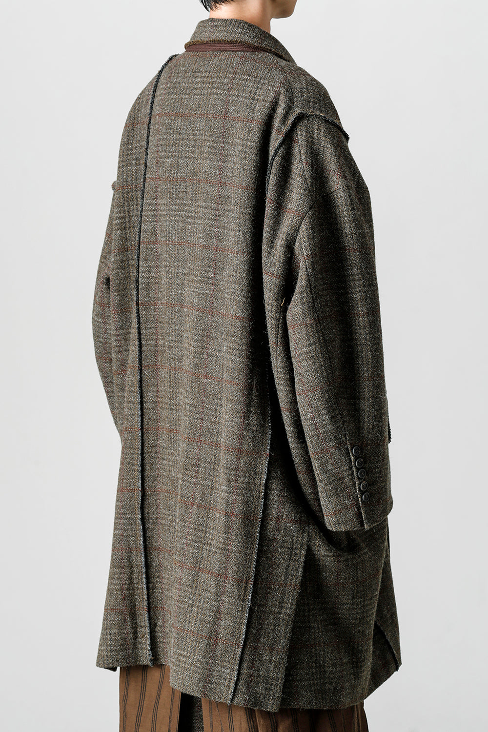 ダブルブレスト オーバーサイズコート