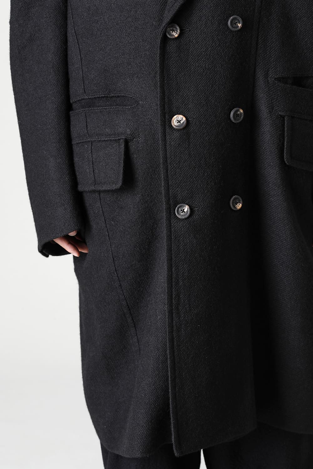 ダブルブレスト オーバーサイズコート