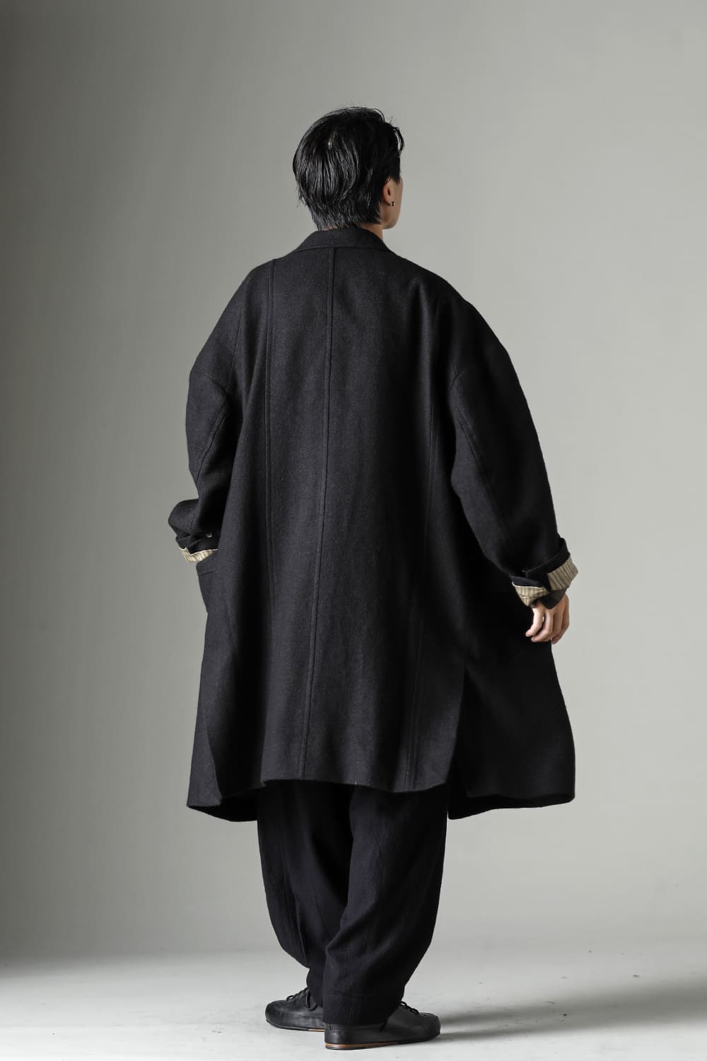 ダブルブレスト オーバーサイズコート