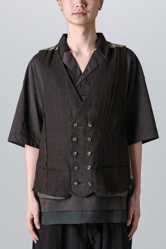 Selvedged Double Breasted Waistcoat