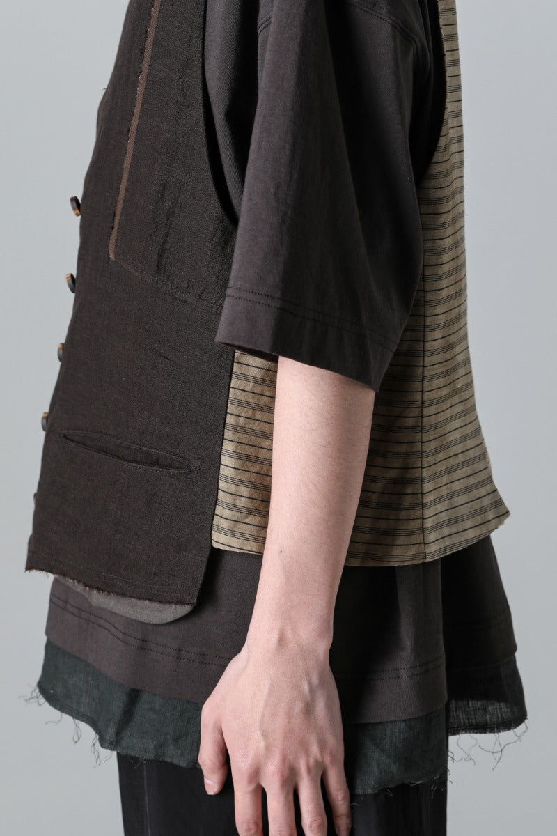 Selvedged Double Breasted Waistcoat