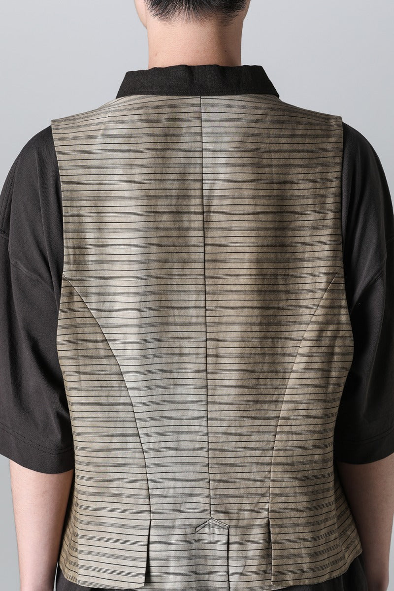 Selvedged Double Breasted Waistcoat