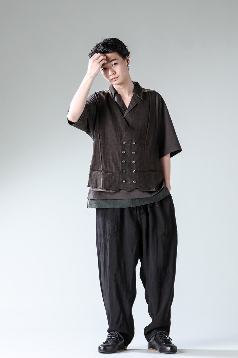 Selvedged Double Breasted Waistcoat