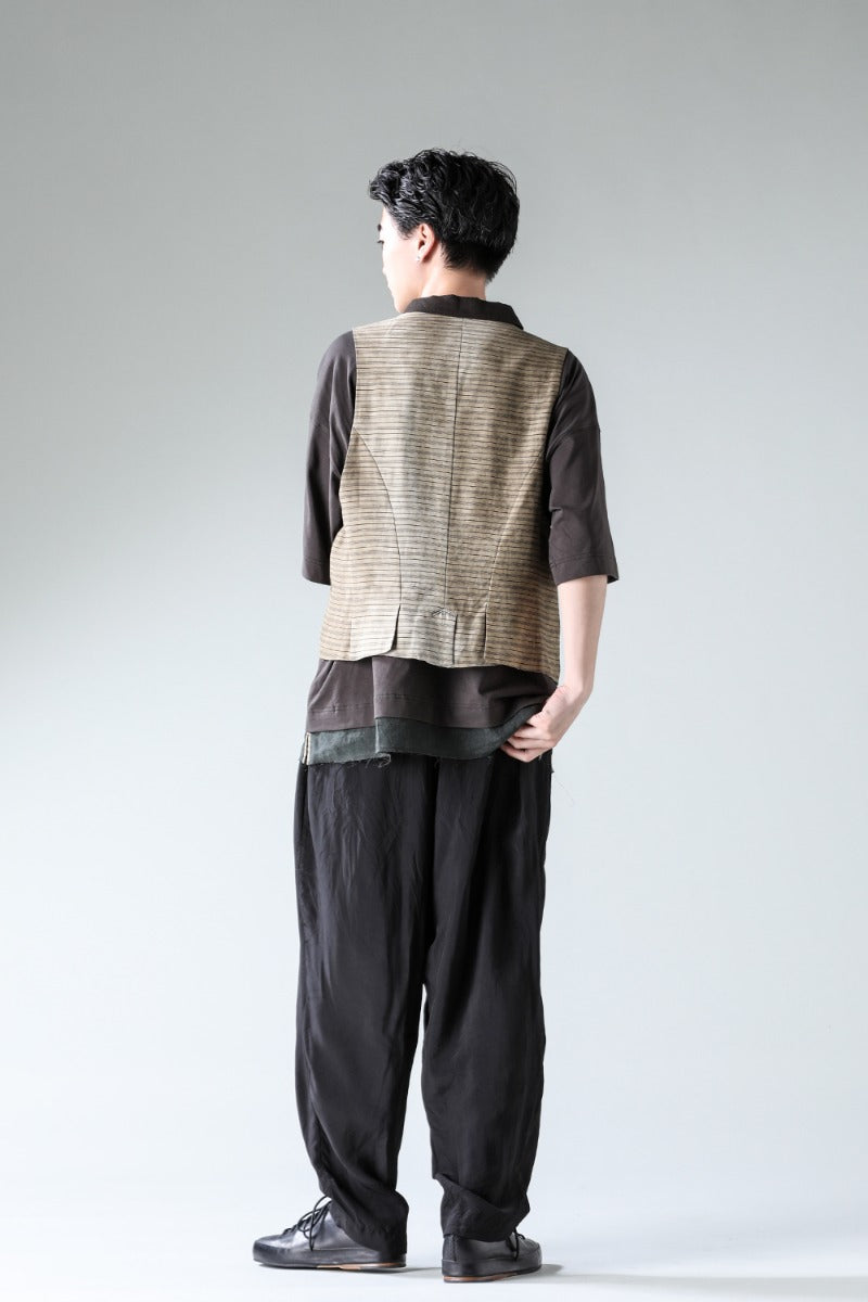 Selvedged Double Breasted Waistcoat