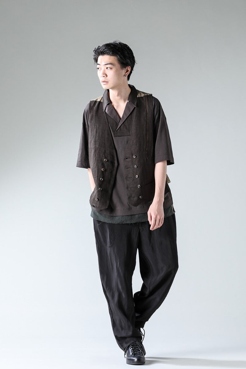 Selvedged Double Breasted Waistcoat