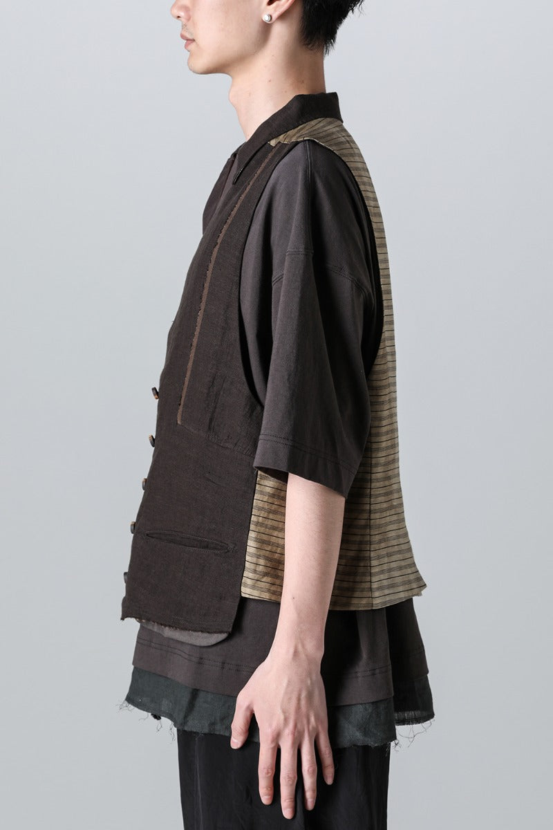 Selvedged Double Breasted Waistcoat