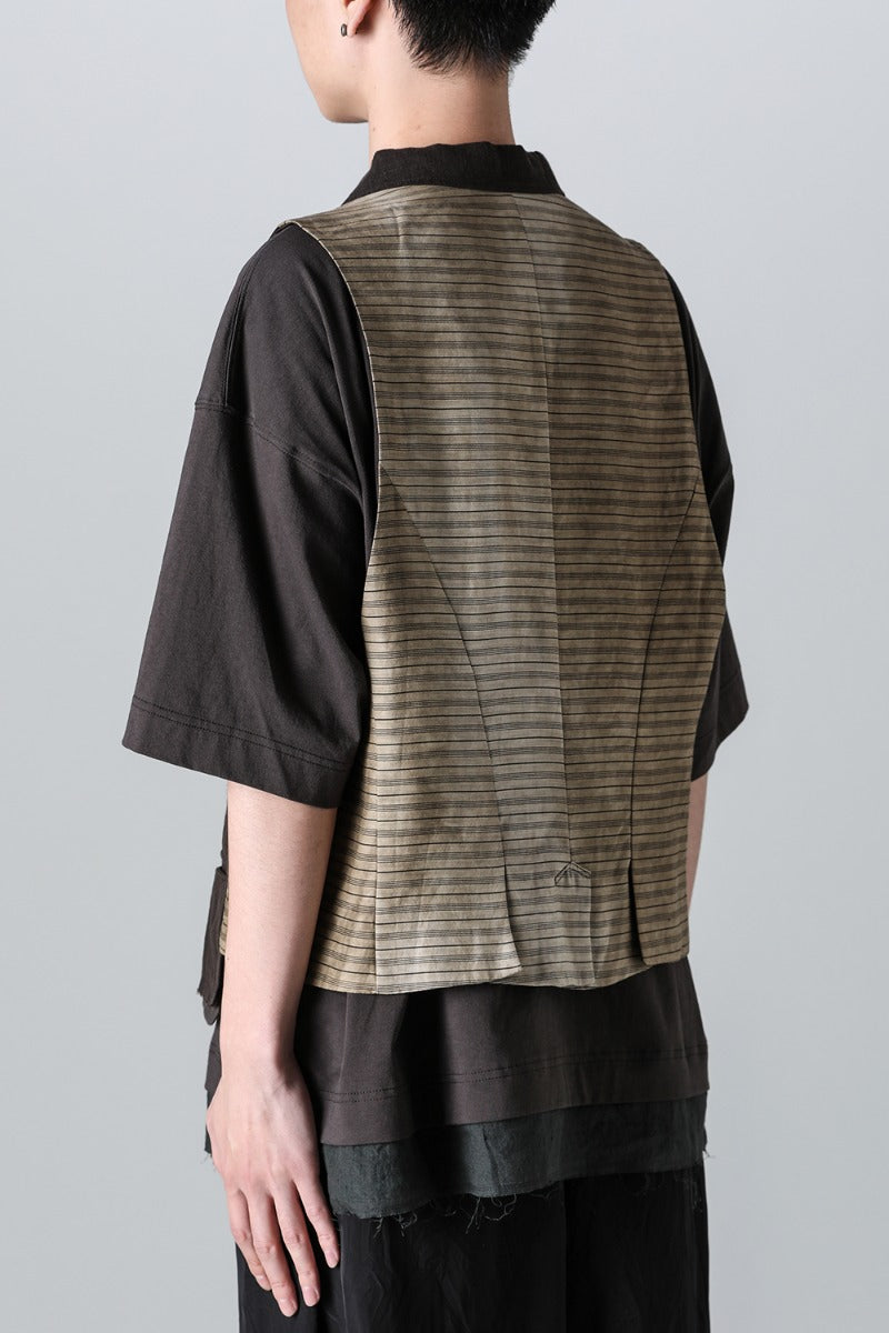 Selvedged Double Breasted Waistcoat