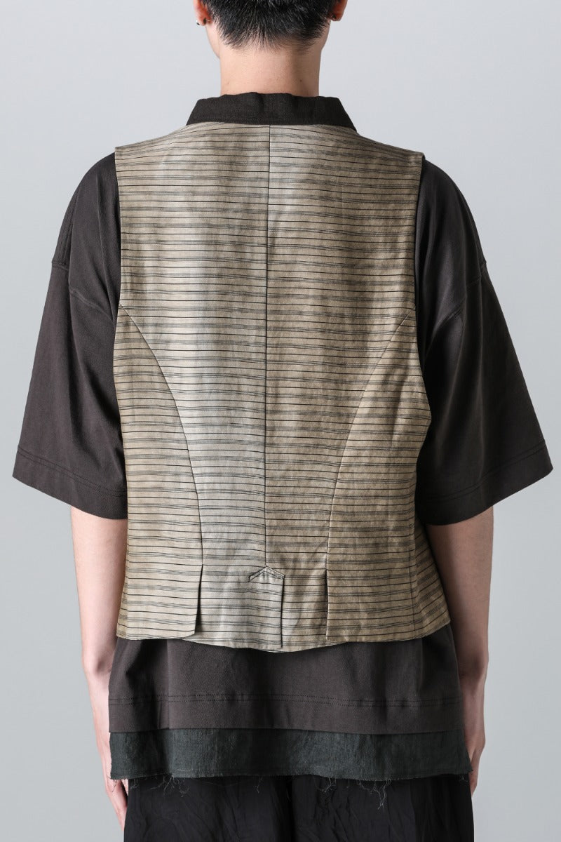 Selvedged Double Breasted Waistcoat