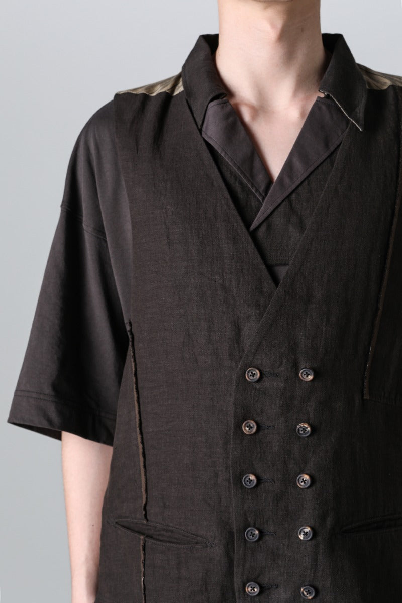 Selvedged Double Breasted Waistcoat