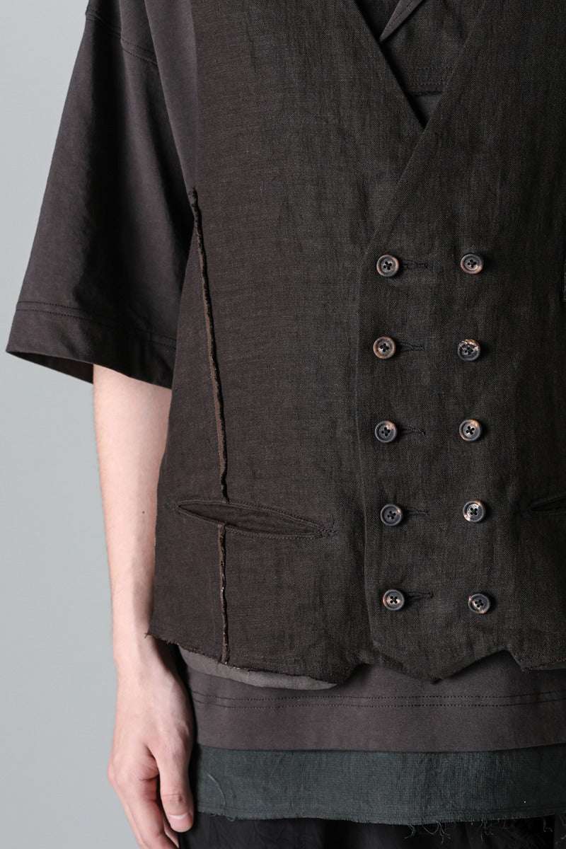 Selvedged Double Breasted Waistcoat