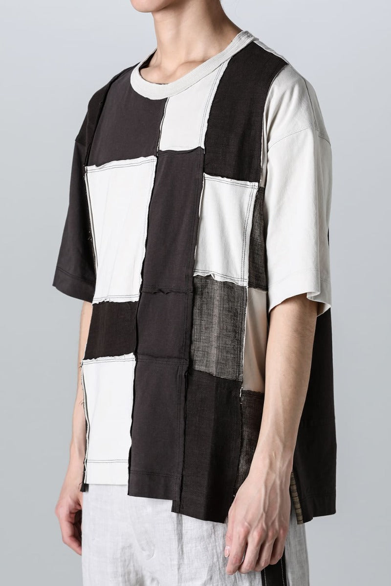 Assymetrical Patchwork T-Shirt