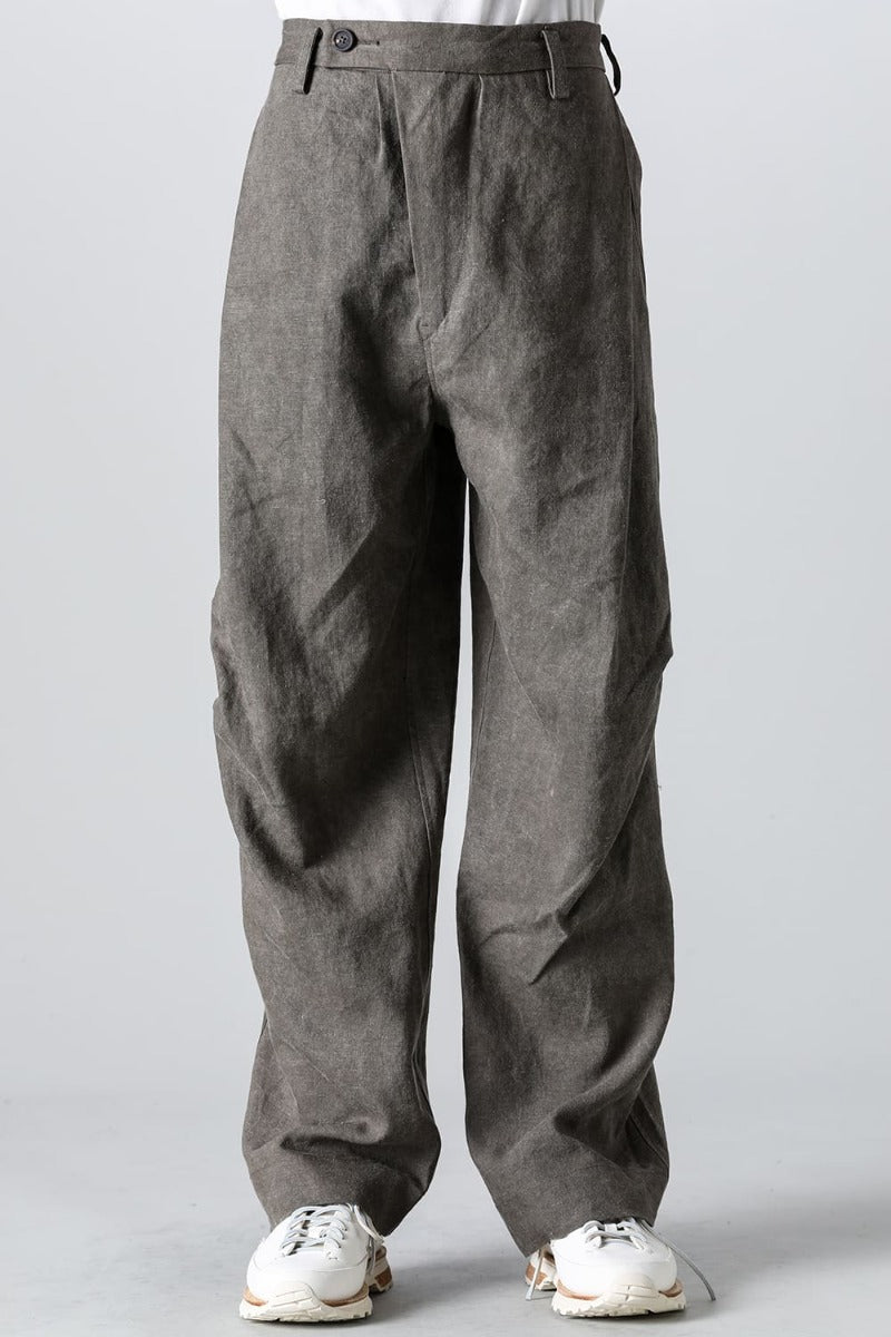 Straight-Leg Trousers With Articulated Knee