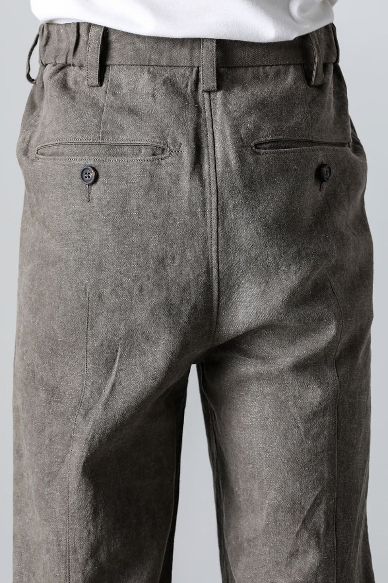 Straight-Leg Trousers With Articulated Knee