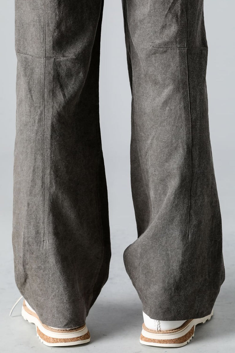 Straight-Leg Trousers With Articulated Knee