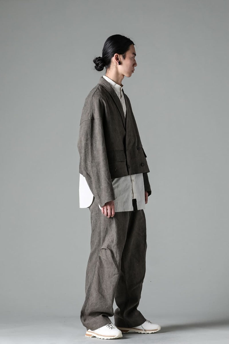 Straight-Leg Trousers With Articulated Knee