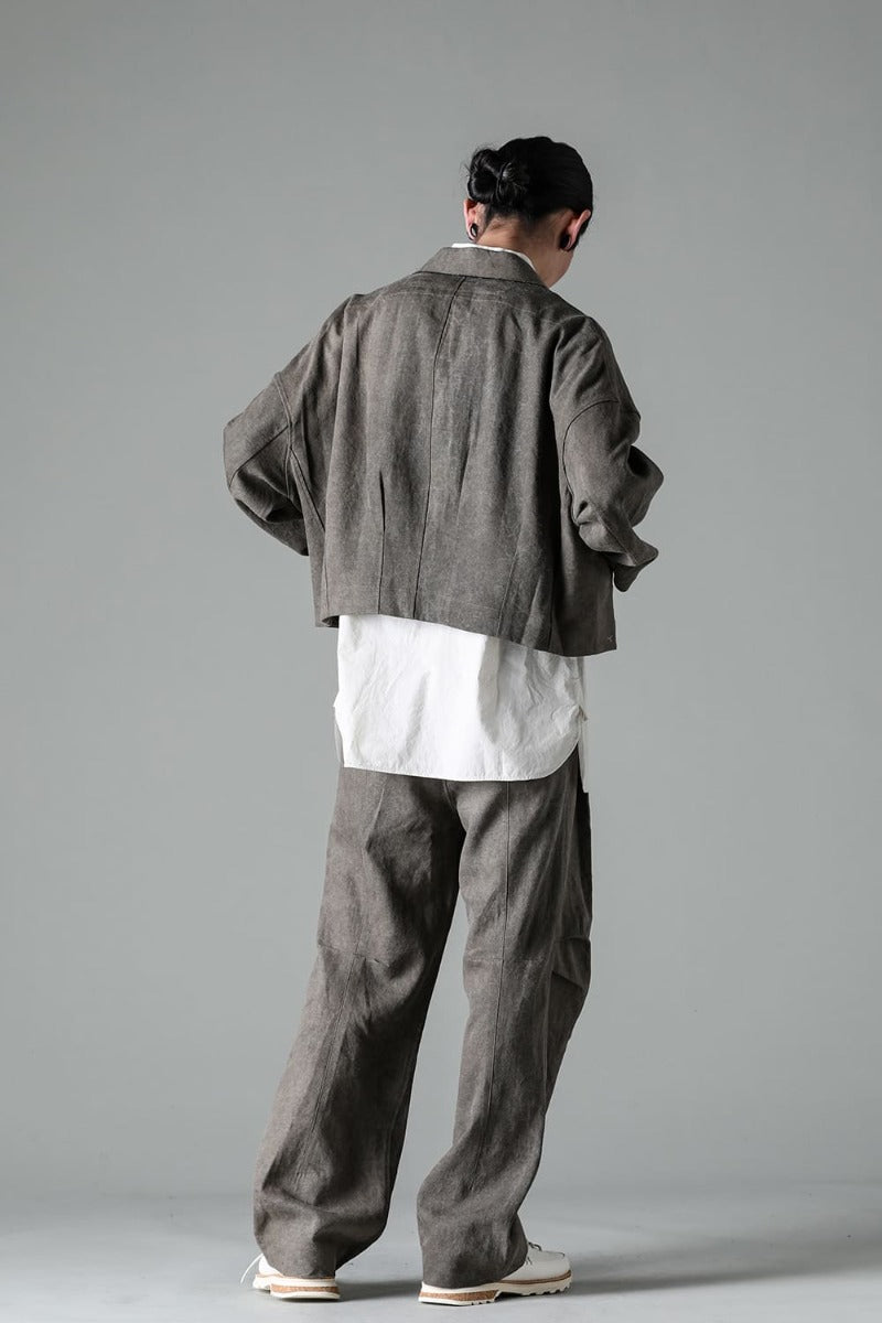 Straight-Leg Trousers With Articulated Knee