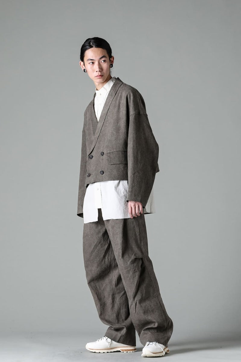 Straight-Leg Trousers With Articulated Knee