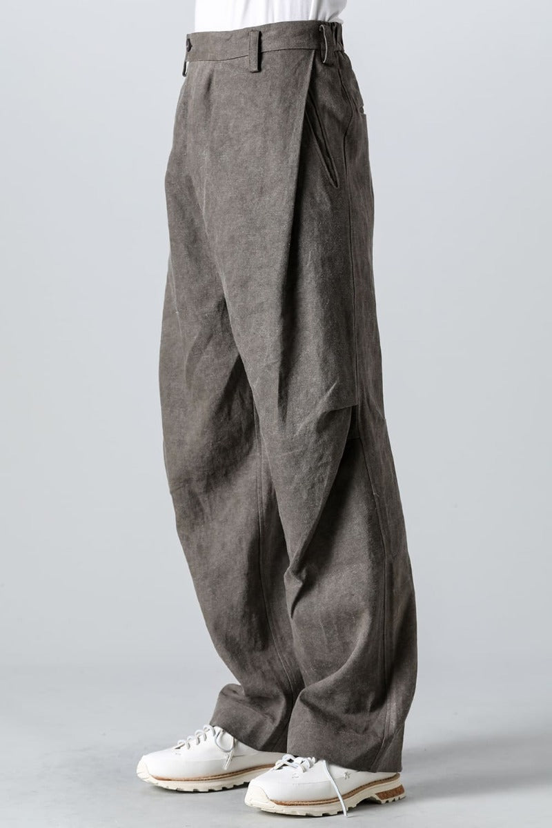 Straight-Leg Trousers With Articulated Knee