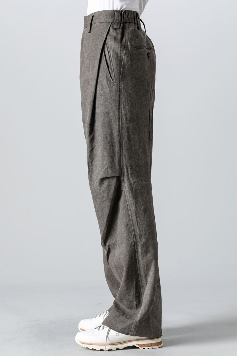 Straight-Leg Trousers With Articulated Knee