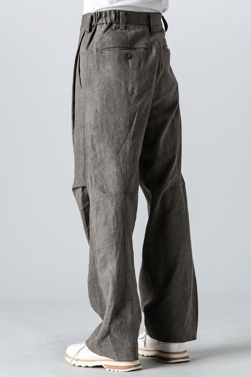 Straight-Leg Trousers With Articulated Knee