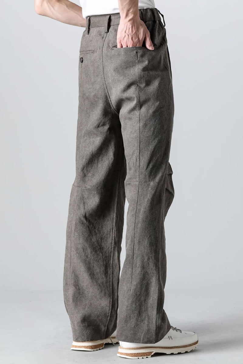 Straight-Leg Trousers With Articulated Knee