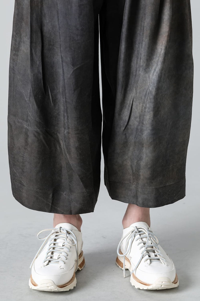 プリーツワイドレグ トラウザーズ