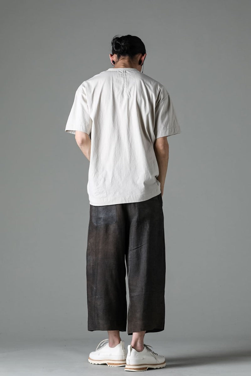 プリーツワイドレグ トラウザーズ