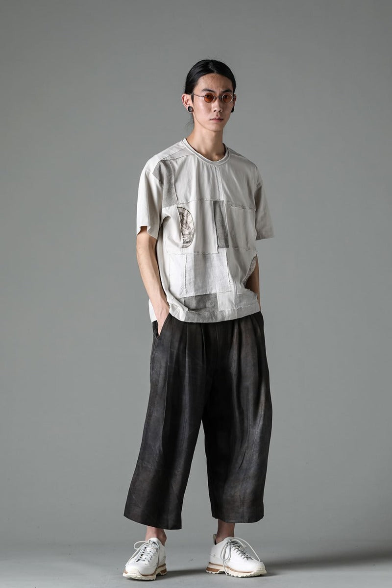 プリーツワイドレグ トラウザーズ