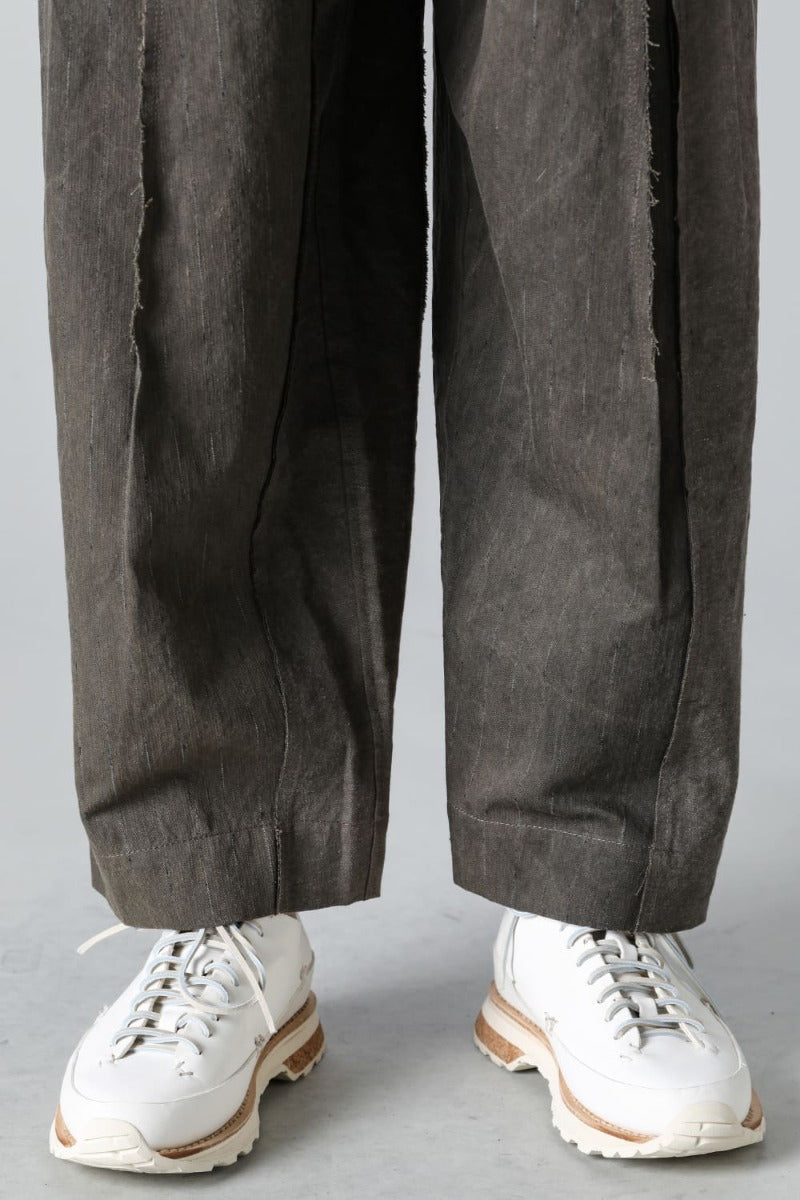 Assymetrical Pleated Trousers