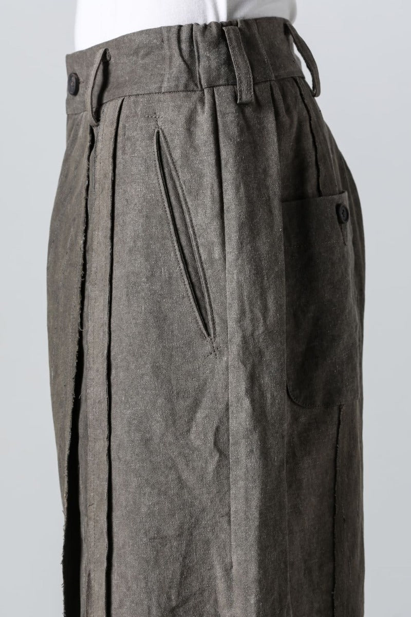 Assymetrical Pleated Trousers