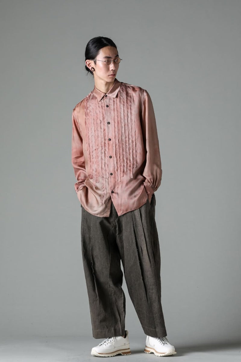 Assymetrical Pleated Trousers