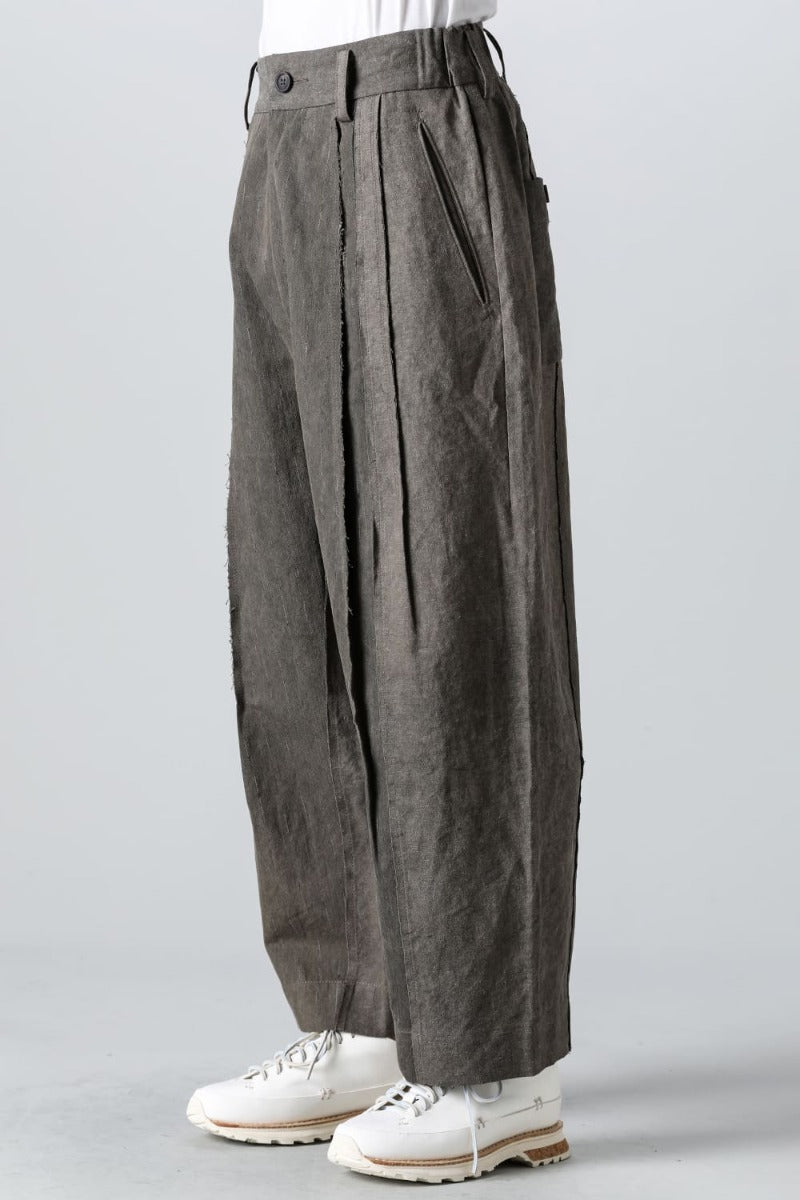 Assymetrical Pleated Trousers