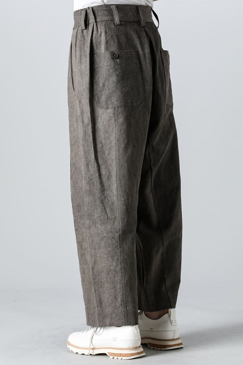 Assymetrical Pleated Trousers