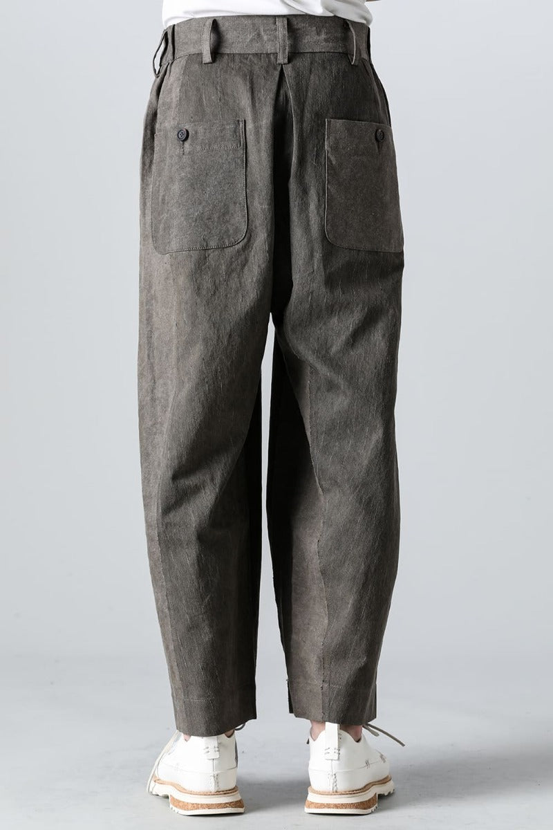 Assymetrical Pleated Trousers