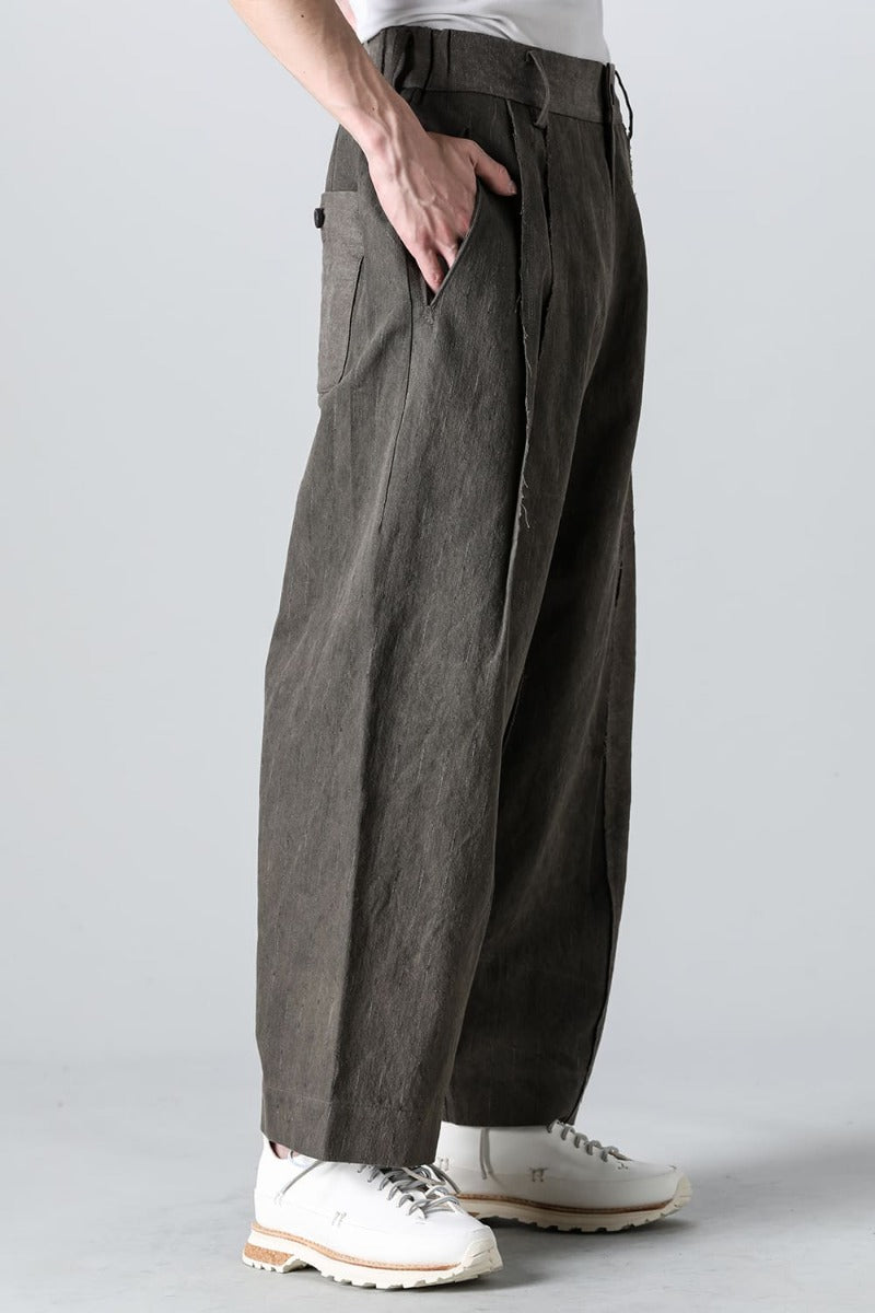 Assymetrical Pleated Trousers