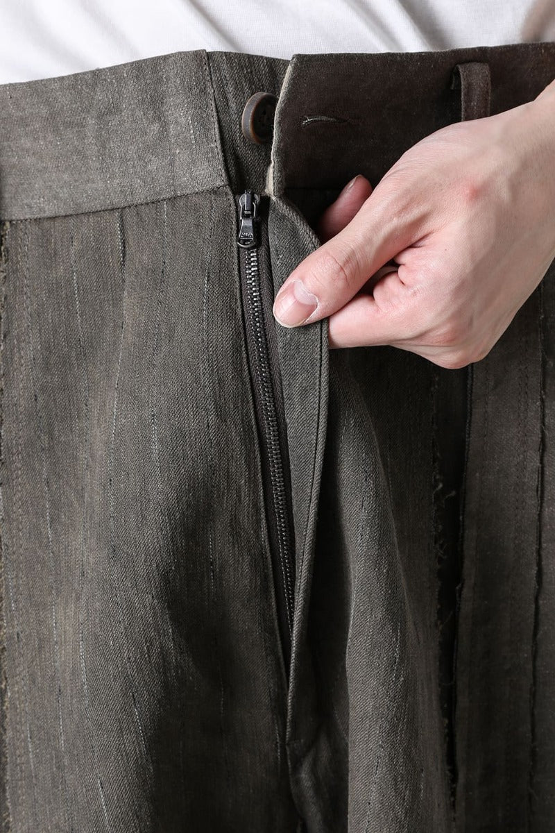 Assymetrical Pleated Trousers